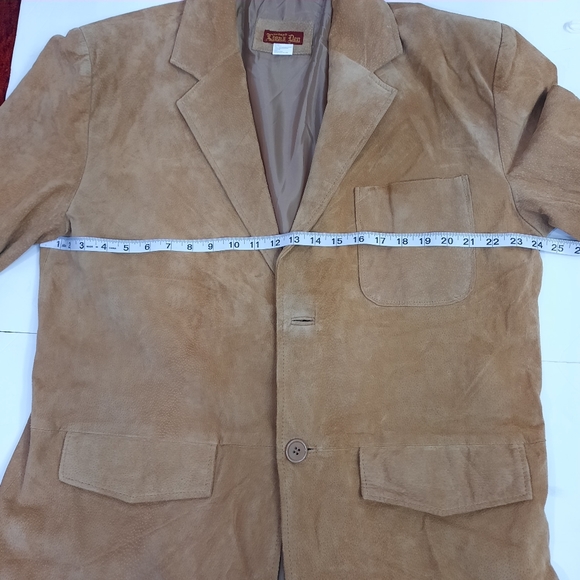 Haband Lion's Den 100% Genuine Leather Brown Men's Jacket Coat Size L Style 30A - Picture 11 of 14